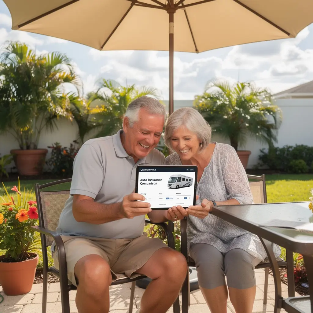 Osoba korzystająca z komputera w celu porównania ofert