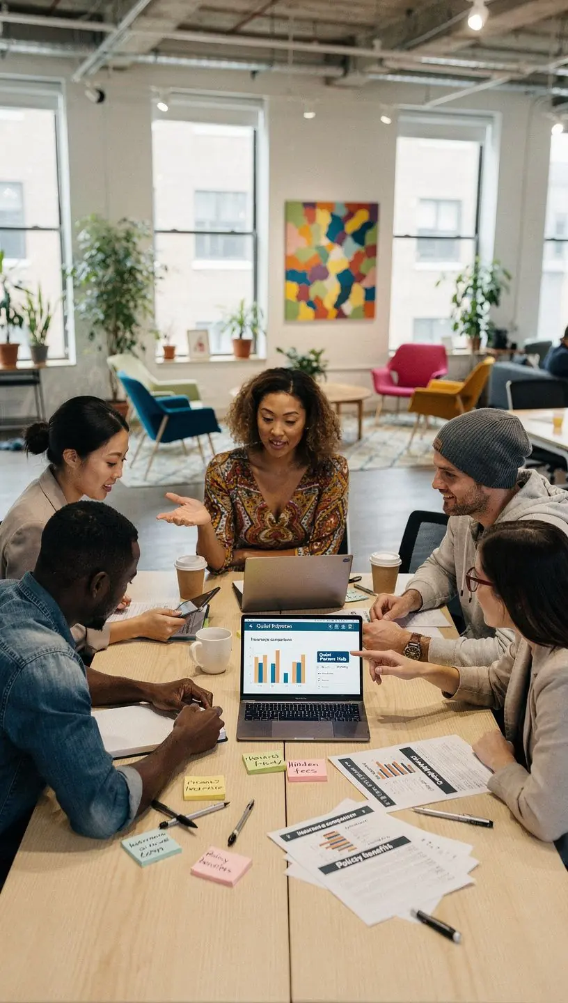 Symboliczne przedstawienie oszczędności dzięki wyborowi najkorzystniejszej polisy ubezpieczeniowej.